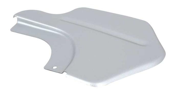 OER 1969 Camaro, Firebird, Quarter Panel Trunk Opening Corner Stiffener, LH Driver Side, Silver Weld-Thru Coated KW976L