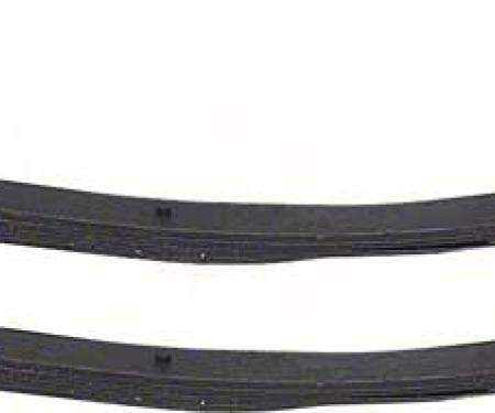 OER 1967-69 Camaro Z/28, Firebird 400, Nova, Rear Leaf Springs, 4 Leaf, Spring Rate 126 lbs, Pair *RL12