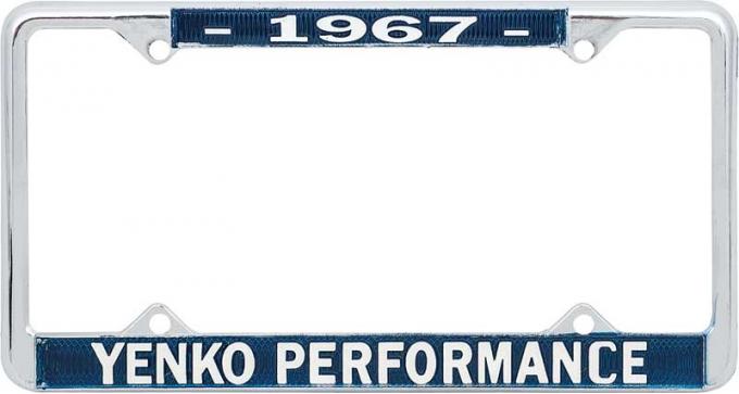 1967 Yenko Performance License Plate Frame