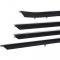 1968-69 Camaro, Firebird Coupe, Front Door & Rear Quarter Windowfelt Set, Inner & Outer, Coupe, Standard Interior, Replacement Style, 8 Piece Set CA144R