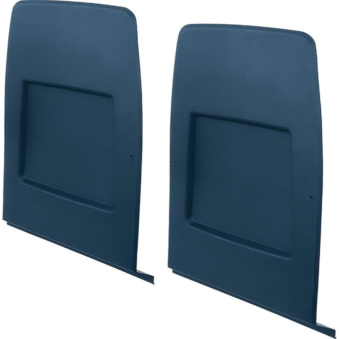 1971-78 Camaro, Firebird, 1973-79 Nova, X-Body, 1971-80 H-Body, Bucket Seat Back Panel Set, Dark Blue