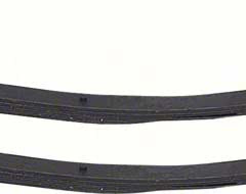 1967-69 Camaro Z/28, Firebird 400, Nova, Rear Leaf Springs, 4 Leaf, Spring Rate 126 lbs, Pair
