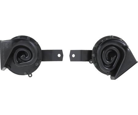 1969 Chevrolet Camaro, Horns, High & Low, with Brackets, Pair, OE Style