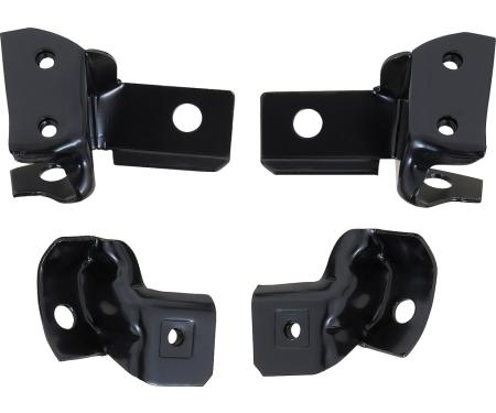 1969 Camaro, Rear Bumper Bracket Set, Inner & Outer, 4 Piece Set
