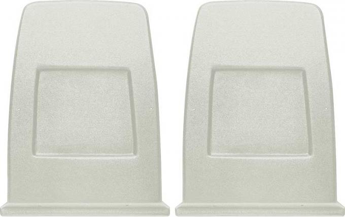OER 1971-78 Camaro, Firebird, 1977-79 Nova, Bucket Seat Back Panels, White, Pair K7110