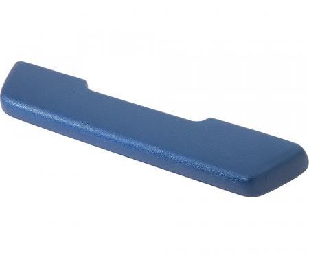 1968-72 Buick, Chevrolet, Oldsmobile, Pontiac, Front Arm Rest Pad, Urethane Reproduction, 12" Length, RH, Dark Blue