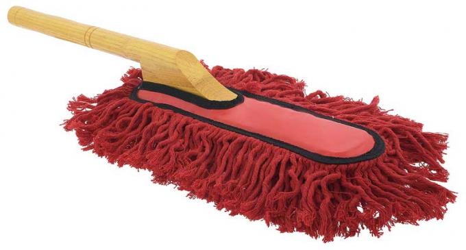 OER Car Duster, 24" Long Overall, Mop Head 14" Long, Wood Handle 62441
