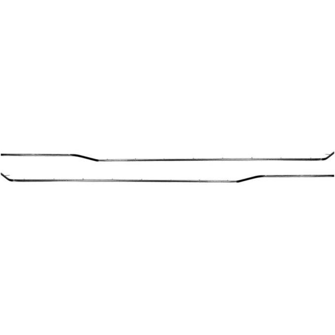 1967 F-Body Inner Deluxe Door Panel Moldings