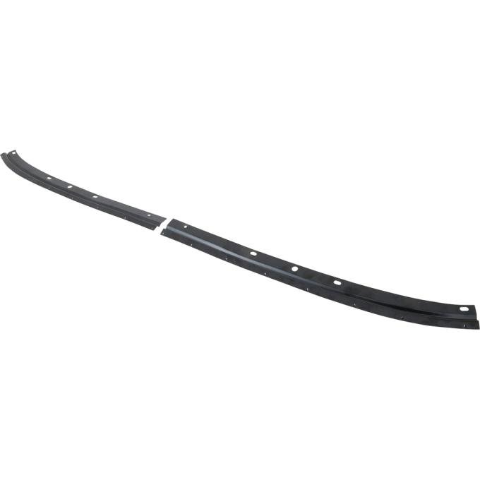 1967-69 Camaro, Firebird, Front Headliner Mounting Strips, Coupe, Steel, Pair