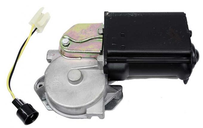 1956-82 Chevrolet, Buick, Oldsmobile, Pontiac, Cadillac, Power Window Motor, Includes Gear & Harness Adapter, New, LH/RH