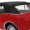 OER 1967-69 Camaro, Firebird, Convertible Plastic Rear Window Assembly, Original Style, Pinpoint Grain Vinyl, Black K58001
