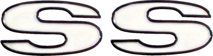 OER 1967 Camaro, "SS" Front Fender Emblem, GM Licensed 3917718