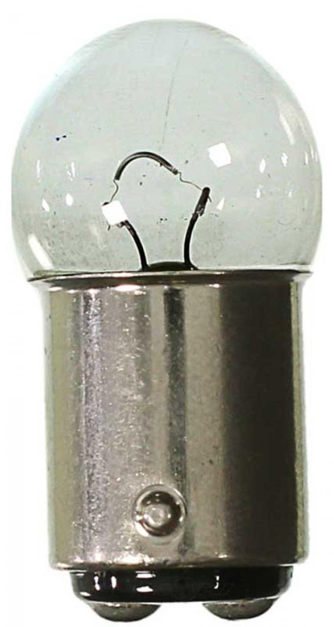 Bayonet 6 CP Clear Bulb, G-6 Double Contact, 12-volt