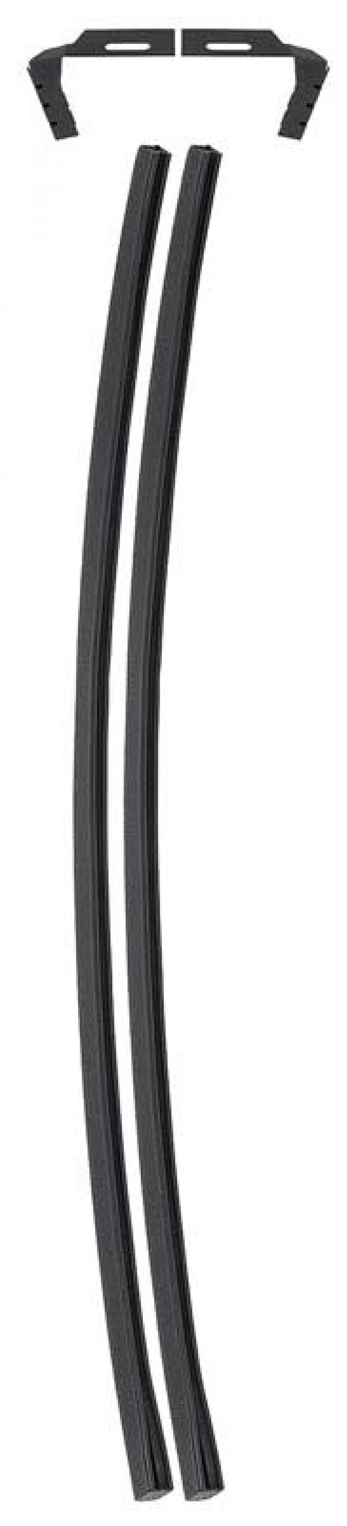 OER 1967-69 F-Body Door Jamb Windlace, Pinchweld, For Body Lock Pillar, Economy, With Clips *R5410