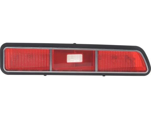 OER 1969 Camaro, Tail Light Lens, Standard, SS, Z28, except RS, RH Passenger Side, GM Licensed 5961568