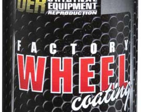 OER Argent Silver / Green "Factory Wheel Coating" Rally Wheel Paint 16 Oz Can K89325