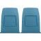 OER 1971-78 Camaro, Firebird, 1973-79 Nova, X-Body, 1971-80 H-Body, Bucket Seat Back Panel Set, Bright Blue K7104
