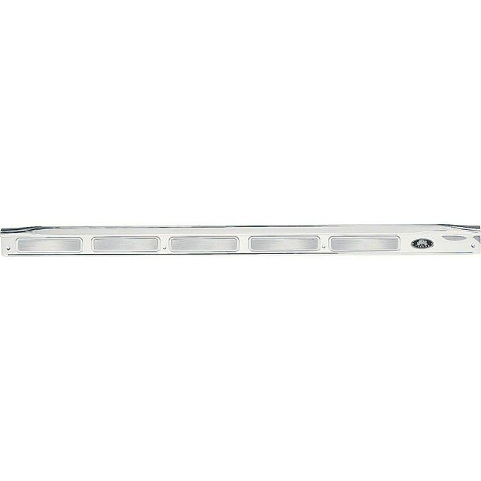 OER 1970-81 Camaro, Firebird, Door Sill Plate, Rivited Emblem, with Chrome Screws, Drivers Side 9819034