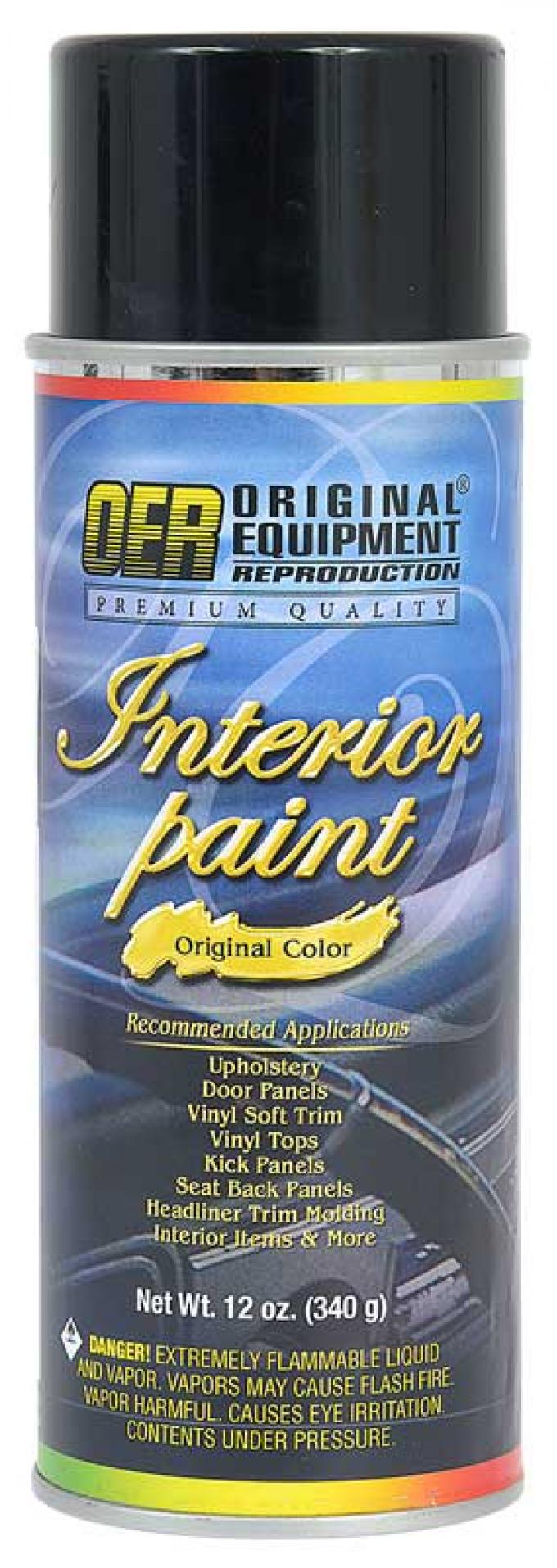 OER 1968 GM, Interior Paint, M70 Teal Blue, 16 Oz. Aerosol Can (Net Wt. 12 Oz.) PP858