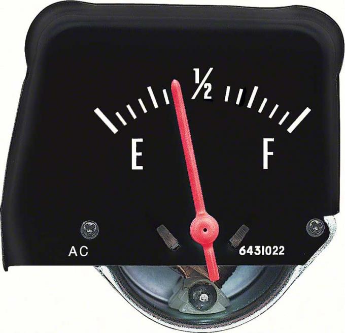 OER 1968-76 Nova, Console Fuel Gauge, Black, GM Licensed 6431582
