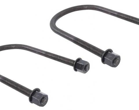 1955-81 GM, Leaf Spring U-Bolts, 3-1/4" wide x 6-3/4" long, Fits 3-1/4" Axle Tubes, Pair
