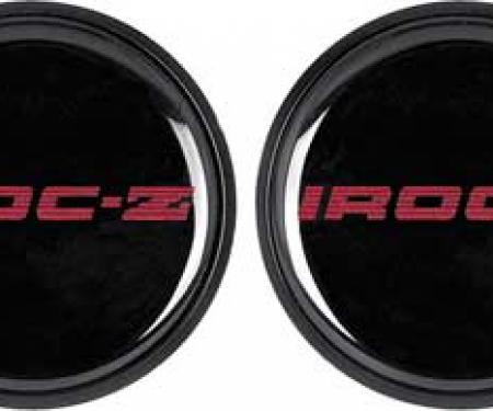 OER 1985-87 IROC-Z Wheel Center Cap Set Of 4 Red 748636