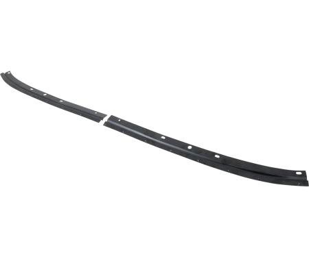 1967-69 Camaro, Firebird, Front Headliner Mounting Strips, Coupe, Steel, Pair