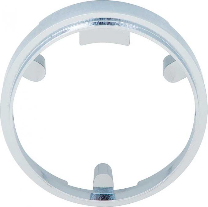 1967-68 Pontiac Bonneville, Catalina, GTO, Lemans, Firebird, Steering Wheel Collar, For Wood Steering Wheel, Chrome Plated Die Cast Metal