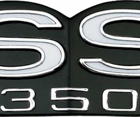 OER 1967 Camaro, SS 350 Front Grill Emblem, with Backing Plate 3916610