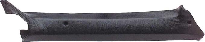 1969 Camaro Inner Pillar Post Moldings, Coupe, Black, Pair, Urethane Reproduction