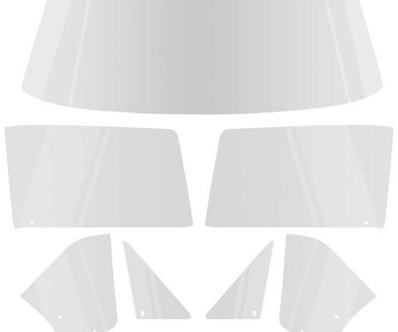 OER 1967 Camaro / Firebird Convertible, 7-Piece Glass Kit, Clear *E352C