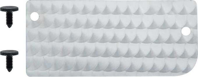 1970-81 Pontiac Trans Am, Dash Filler Plate, Bezel Inlay, Engine-Turned, Switch Delete, without Holes