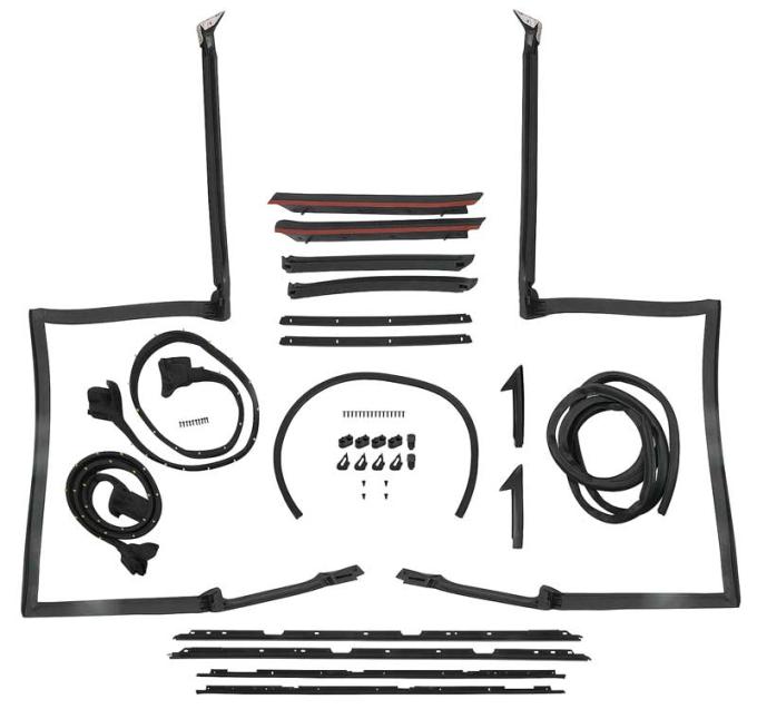 OER 1982-92 Firebird, Complete Weatherstrip Kit, Coupe, with T-Top *R5135