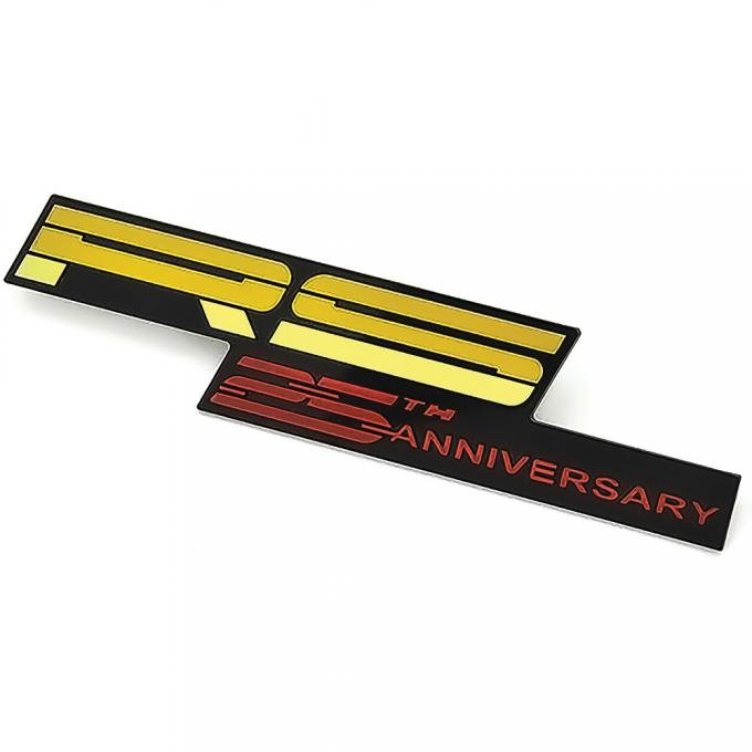OER 1992 Chevrolet Camaro RS, Dash Emblem, 25th Anniversary, Yellow, Red 10181725