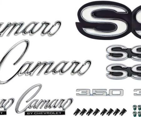 OER 1968 Camaro SS-350, Exterior Emblem Kit, without RS Option, 350 Engine *R1073