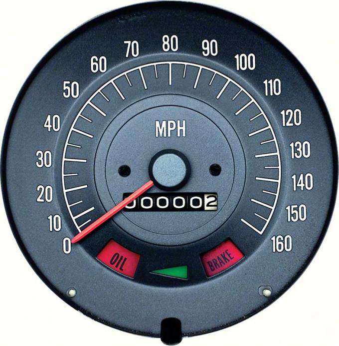 OER 1968 Firebird 160 Mph Speedometer Without Gauges 6481931