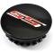 2016-24 Camaro SS, Wheel Center Cap Set, 68mm 2-5/8" Diameter, Casting # 9595010, Black Cap with Red SS Logo, 4 Piece Set