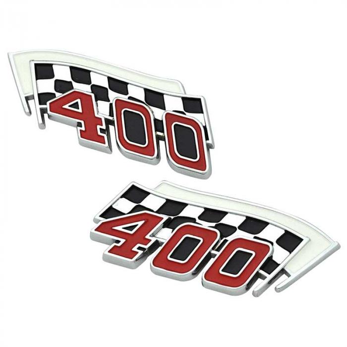 thumbnail image 2 of OER Roof Emblem Set For 1976-1979 Pontiac Firebird & Trans AM - Left & Right - Red/Black 2 of 6