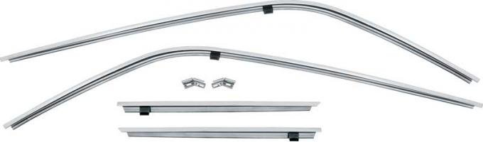 OER 1968-69 Camaro, Firebird, Roof Rail Weatherstrip Channel and Retainer Set 14322