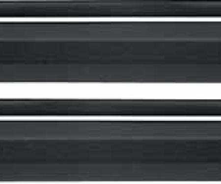 1982-92 Camaro, Firebird, Upper Door Panel Rails, with Chrome Bead, Pair