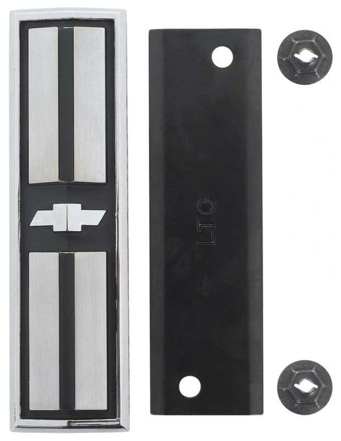 OER 1967 Camaro, Standard Grill Emblem, Includes Backing plate, GM Licensed 3902894