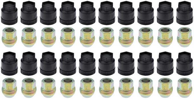 OER 1982-92 Pontiac GTA Wheel Lug Nut and Cap Set , 40 Piece Set 748583