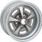 1967-81 Pontiac, Rally II Wheel, 15" x 8" with 4" Backspacing (-12mm ET), 5 x 4-3/4" Lug Pattern, Silver/Gray Finish, Each