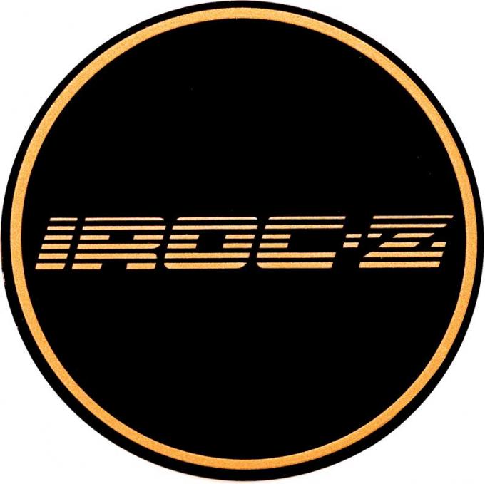 OER 1988 Camaro Center Cap Insert Emblem, IROC-Z Gold , Aluminum Wheel 10087755