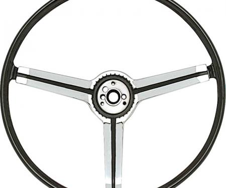 OER 1967 Z87 Deluxe Steering Wheel with Spokes and Polished Chrome Spider Insert 9746436