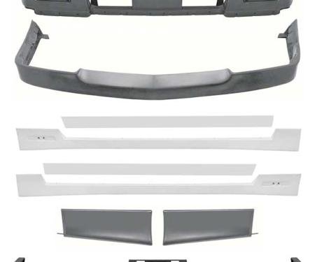 1985-87 Camaro Z28, 1988-90 IROC-Z, Complete Ground Effects Kit, OE-Style Reproduction, 9-Piece
