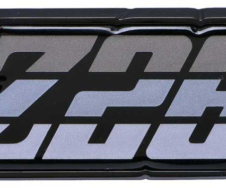 1980-81 Camaro Z28, Fuel Door Emblem, Silver, with Hardware, GM Licensed