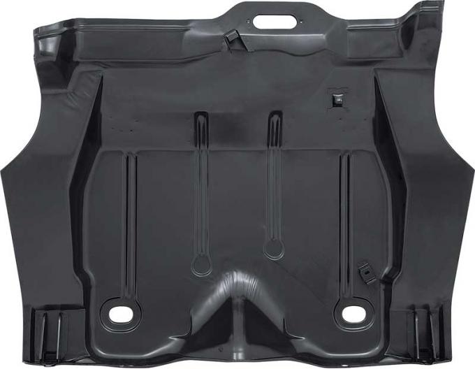 1970-73 Camaro, Firebird, Complete Trunk Floor Pan, w/Floor Braces, Shock Plates, & Extension, EDP Coated