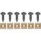 OER 1982-92 Camaro, Firebird, Rear Hatch Screw & Nut Set, Gray, 12 Piece Set F2603