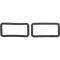 OER 1967-68 Camaro RS, Housing to Body Back Up Lens Gaskets, Molded Rubber, Pair 3899801